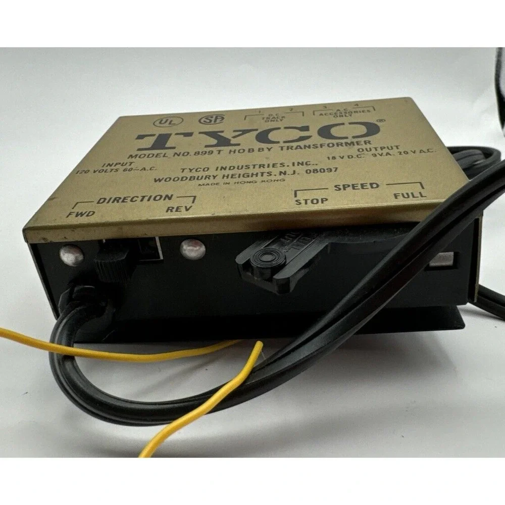 Tyco Model no. 899T Hobby Transformer Model Train‎ Vintage Untested
